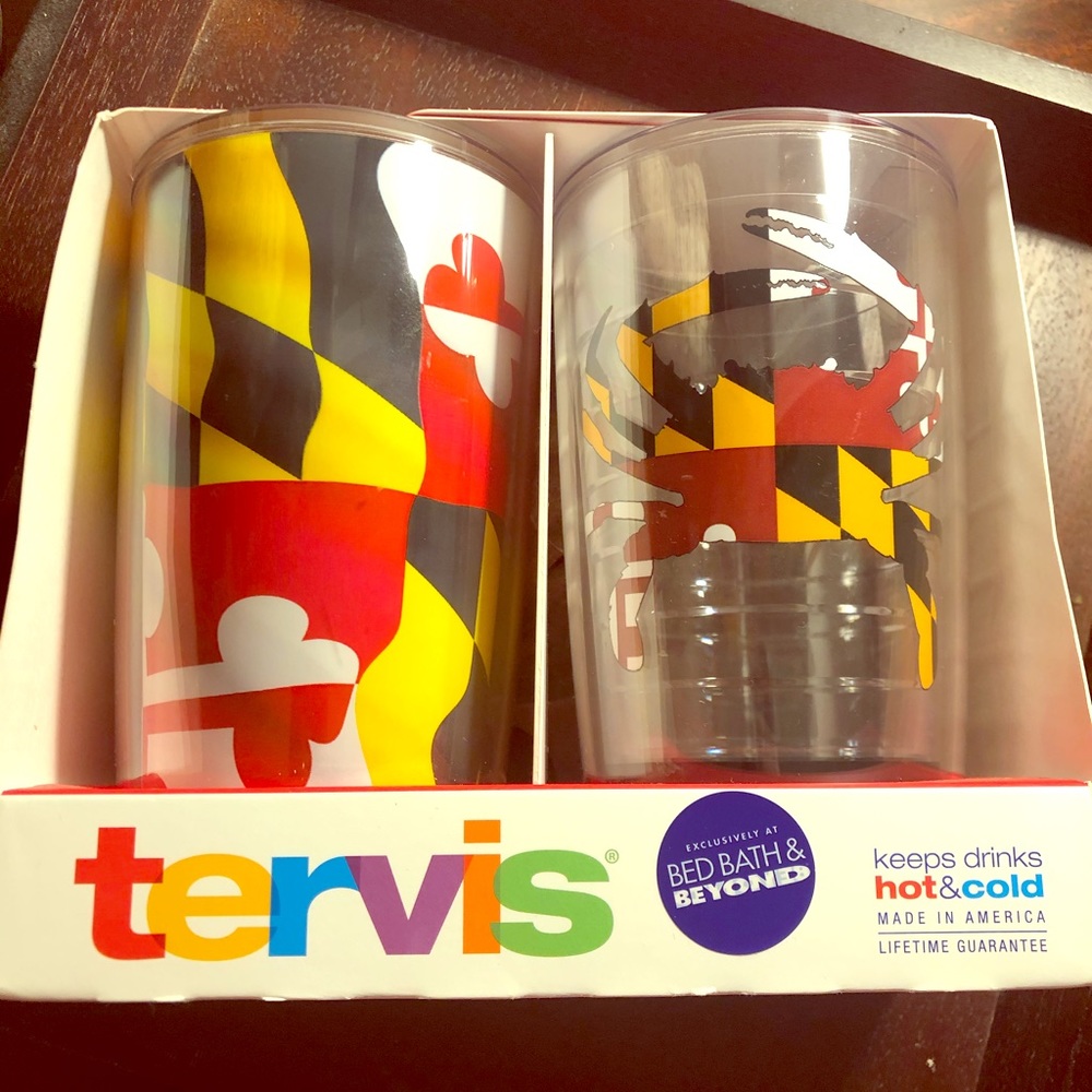Tervis Maryland Flag 2-Piece Tumbler Set